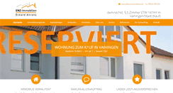 Desktop Screenshot of enz-immobilien.de